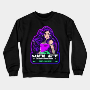 VioletPhosphate Logo Crewneck Sweatshirt